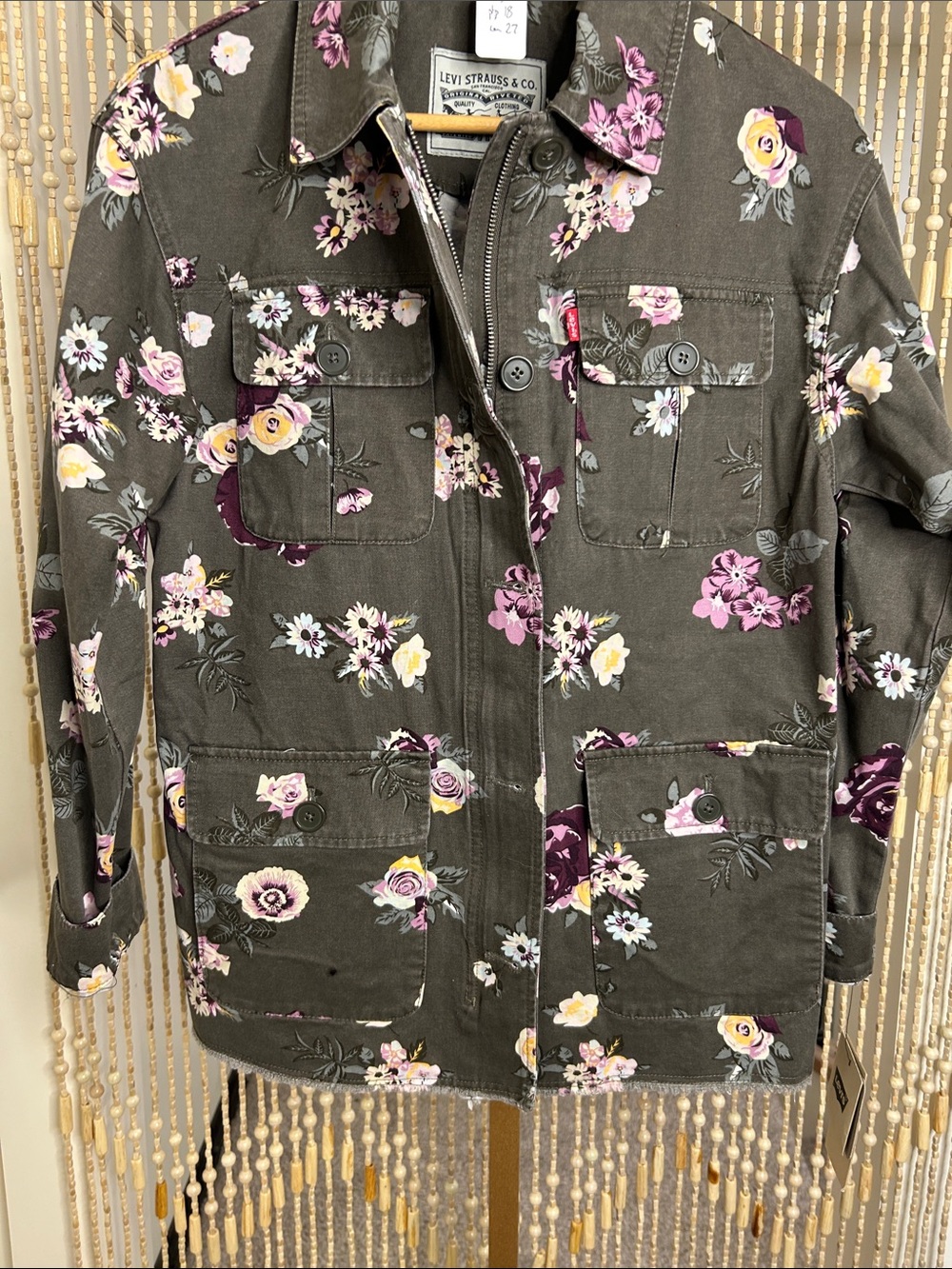 Levi’s Printed Field Floral Jacket Size S - Picture 5 of 9